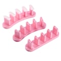 Miniatyrbild 2 av 8: 1 Set Avtagbar Nail Art Training Holder Stand 100st Practice Nageltips Rosa