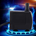 Miniatyrbilde 5 av 6: Nedsenkbar pumpe for akvarium, 220V 15W, 800L/H, svart