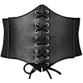 Miniatyrbilde 1 av 5: Snøring Elastisk Midje Cincher Belte for Kvinner Stretch Korsett Design