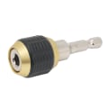 Miniatyrbilde 3 av 8: Elektrisk borbit hurtigbytteadapter 1/4 tommers kobling sekskantskaft popup-konverteringsverktøy 60 mm / 2,4 tommer