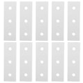Miniatyrbillede 1 af 8: 10 stk. aluminium flad forbindelsesplade flad lige reparationssamlingsplader 4040-3 hul