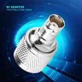 Miniatyrbild 7 av 8: 2st Typ N hane till BNC hona RF-kontakt Koaxialadapter Testomvandlare