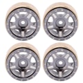 Miniatyrbilde 2 av 8: 4 stk. RC Bead Lock Hubs i aluminiumlegering og messing til RC-kjøretøydekk, nav for Axial SCX24 1/24 titanfarge