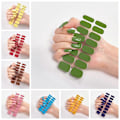 Miniatyrbilde 4 av 5: Selvklebende Negleklistremerker, Glitter Gradient Neglekunstdekorasjoner, 16 Stykker9