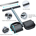 Miniatyrbillede 3 af 5: Træk Elastisk Reb Spænding Mave Fjeder Materiale Ben Træner Mave Trimmer Bodybuilding Rimentator til Fitness Yoga Træning (Sort)