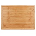 Miniatyrbilde 5 av 8: Husholdning Kjøkken Rektangulær Bambus Matserveringsbrett Tebrett For Grillmat Snacks KakeL 44.3x32.3x2.2cm