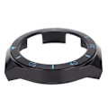 Miniatyrbillede 7 af 8: Beskyttende etui til Huawei Watch GT 2E urrem armbånd skærmbeskytter skal ramme (sort blå)