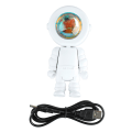 Miniatyrbillede 4 af 8: Romantisk astronaut robotlampe Astronaut LED lysprojektor til soveværelse Live Broadcast Party Room Decor Opladning med touch 7 farveændring