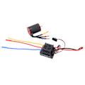 Miniatyrbillede 5 af 8: 3650 3100KV Vandtæt Børsteløs Motor 60A ESC Elektrisk Regulator Lang Ledning til 1/10 RC Bil