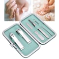 Miniatyrbillede 7 af 8: 5 stk. Negleklipper Rengørings Øjenbryn Saks Død Hud Skubber Pedicure Manicure Fodpleje