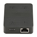Miniatyrbilde 4 av 8: Ethernet-splitter RJ45 1 inn 2 ut 1000 Mbps USB C strømforsyning sikker stabil signal LAN-splitter med USB-kabel for bryter TV PC