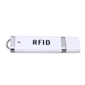 Miniatyrbild 3 av 8: 125KHz Bärbar RFID-läsare 5V 100MA U Disk Shape ID-kortläsare Plug and Play USB gränssnittsläsare för WIN för ANDROID