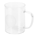 Miniatyrbilde 2 av 8: 350 ml kaffekopp i gjennomsiktig borosilikatglass med håndtak for melkete og drikke