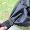 Miniatyrbillede 4 af 4: Kraftig fodbold basketball net taske med justerbare skulderstropper til trænere. Med overdimensioneret forlomme til sportstilbehør. Passer til alt