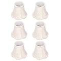 Miniatyrbilde 2 av 8: 6 stk. europeisk stil lampeskjerm stoff lampeskjerm lysekrone vegglampe stoffdeksel for belysning