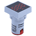 Miniatyrbilde 4 av 8: AD16‑22FSV Frostpanel Digital Spenningssignalindikator Spenningsmålerindikator 60~500V AC Rød