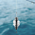 Miniatyrbillede 6 af 8: Hårde fisk lokke Bionic Cicada Shape fiskeagn med roterende spins Propel diskant krog 7,5 cmY238-6