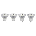 Pikkukuva 3 / 8: 4 kpl MR11 LED-polttimo 3W 300lm polttimo 9 helmällä kaksinastainen pohja kohdevalaisimiin maisemalamppu Lämmin valkoinen valo