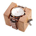 Miniatyrbild 4 av 8: Professionell Trä Watch Case Hållare Block Vise Clamp Movement Reparation Watchmaker Tool