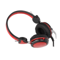 Miniatyrbillede 3 af 8: Gaming Headset Støjreducerende Stereo Ergonomisk Kablet Computer Spil Hovedtelefon med Mikrofon til PC Rød