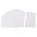 Miniatyrbild 4 av 8: 100 st Cardstock Bärbar små handmålade konstkort Papper Vita tomma vykort Pack Set för Art Mail
