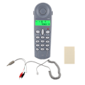 Miniatyrbilde 1 av 8: C019 Kablet telefon Telefonlinjetester Lineman Butt Test Check Connector Kabelverktøy Blå Grå