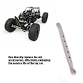 Pikkukuva 8 / 8: Alumiinilejeeringit alemmat jousituslenkit Kaukosäädin auton lisävaruste 1/10 Axial 90018 RC Crawler Titanium Color