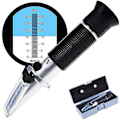 Miniatyrbilde 2 av 5: Brix Refraktometer 0-32 - Oechsle 0-140 - Kmw 0-27 - Med ATC