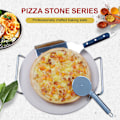 Miniatyrbillede 2 af 5: 1 stk. Pizza Grillsten Non-stick Bageplade til Sprød Pizzabund