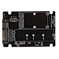 Pikkukuva 4 / 8: SSD-sovitinkortti, kaksoisliitäntä, MSATA M.2 SSD -sovitinkortti, 6 Gbps:n sovitin, jossa 2,5 tuuman tyypin C ulkoinen kotelo pöytätietokoneelle