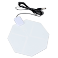 Miniatyrbillede 7 af 8: HDTV Digital Indendørs Antenne Hex Form 5 DB F HAN UHF 470862 MHZ Forstærket HD TV Antenne til HDTV（LAN1038 ）
