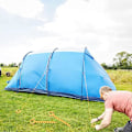 Miniatyrbillede 3 af 5: Spiral Teltpløkker Sardin Teltpløk Holdbare Spiral Teltpløk Plastik Teltpløkker 30cm til Telte, Trampoliner, Kæledyr, med Rør, 4 Stykker