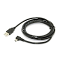 Miniatyrbild 2 av 5: 4st 1,8M Mini USB B Typ 5Pin Hane 90 Grader Vänstervinklad till USB 2.0 Hane Datakabel Svart Färg