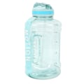 Pikkukuva 2 / 8: 1500 ml:n urheilujuomapullo, kannettava asteikko, ponnahtava kansi, olkikupillinen, ulkokuntoiluun tarkoitettu vesisäiliöpullo, vihreä