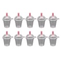 Miniatyrbilde 1 av 5: 10 Stk Mini Simulering Melk Te Kopp Miniatyr Realistisk Kaffekopp Dekor B