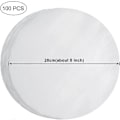 Miniatyrbillede 2 af 5: 8 tommer Bagepapir Cirkler 100 stk Runde Kageforme Bagepapir Non-stick Runde Fedttætte Papirark til Kageforme Patty Separati