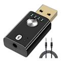 Miniatyrbild 1 av 5: 4-i-1 USB Bluetooth 5.1 Sändare Mottagare