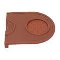 Miniatyrbillede 1 af 8: Kaffe Tamper Pad Silikone Anti Slip Tamper Måtte Blød Harmløs Hjørne Tampe Måtte til HusholdningBrun