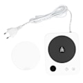 Miniatyrbillede 4 af 8: Kaffevarmer Hvid 3 Varmetilstande Timing Funktion Smart Isolationsbase til Keramisk Glas MetalEU Stik 220V