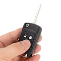 Miniatyrbilde 5 av 6: Bil 4-knapps flip-fjernkontrollnøkkelveske Skaldeksel Svart erstatningspass for CHEVROLET
