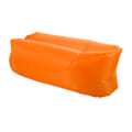 Miniatyrbilde 2 av 8: Oppblåsbar solseng luft sofa bærbar sammenleggbar komfortabel oppblåsbar sofa med oppbevaringspose for utendørs camping oransje