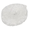 Miniatyrbild 4 av 8: Rhinestone Strip 5yd Long 0.4in Bred Transparent Vit Säkert hållbart Kristallband för bröllopsfest födelsedag