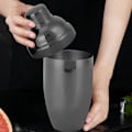 Miniatyrbillede 4 af 8: Moderne Cocktail Shaker i rustfrit stål, rysteværktøj, barudstyr, tilbehør, sort