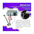 Miniatyrbild 5 av 5: Säkert Lås Ersättning Elektronisk Säkert Lås Kit Touch Pad/knappsats Med Magnetlås 2 Nödnycklar-B10