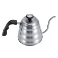 Miniatyrbillede 4 af 8: Kaffe-tekande i rustfrit stål med dryp-kedel med svanehals og indbygget termometer 1,2L