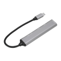 Miniatyrbild 3 av 8: USB C Hub 5 i 1 Plug and Play Typ C Hub Metall Elektronik Typ C Dockningsstation USB C Adapter för Windows för Linux Svart