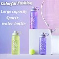Miniatyrbild 3 av 5: Reseflaska 1500ml/1000ml med Piplock Halv Gallon Vattenflaska Sportvattenflaska Stor Vattenflaska
