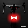 Miniatyrbillede 1 af 5: Nyt Hjerteformet LED Cykellygte USB Genopladelig Cykel Baglygte Vandtæt MTB Knogle