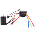 Miniatyrbilde 3 av 8: Vanntett børsteløs motor 4P 3650 3100KV T hannkontakt med 60A børsteløs ESC-sett for 1/10 RC-bil