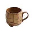 Miniatyrbillede 1 af 5: Gul 420 ml Retro Grov Keramik Kaffekop Japanske Keramikkrus